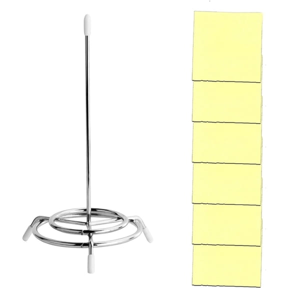 Receipt Spindle - Desk Spindle for Receipts,Wear Resistant Straight Rod Paper Holder, Restaurant Check Spindle for Kitchen, Restaurant, Hotel and Home