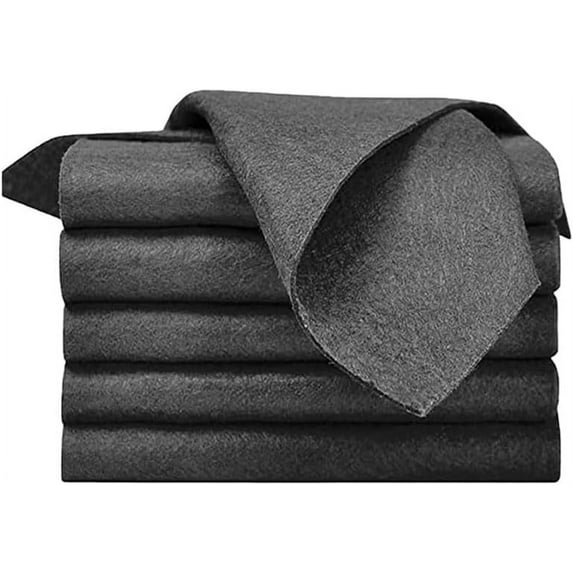 Receiptm Thickened Magic Cleaning Cloth, Receipt Magic Cleaning Cloth, Magic Streak Free Miracle Cleaning Cloth, Magic Microfiber Cleaning Cloth, Lint Free Cloth for Home,Window (Black-5