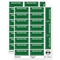 thumbnail image 1 of Received Blank Box for Date Signature Sticker Set - Dark Green - Matte Finish - 2.00" Large, 1 of 7