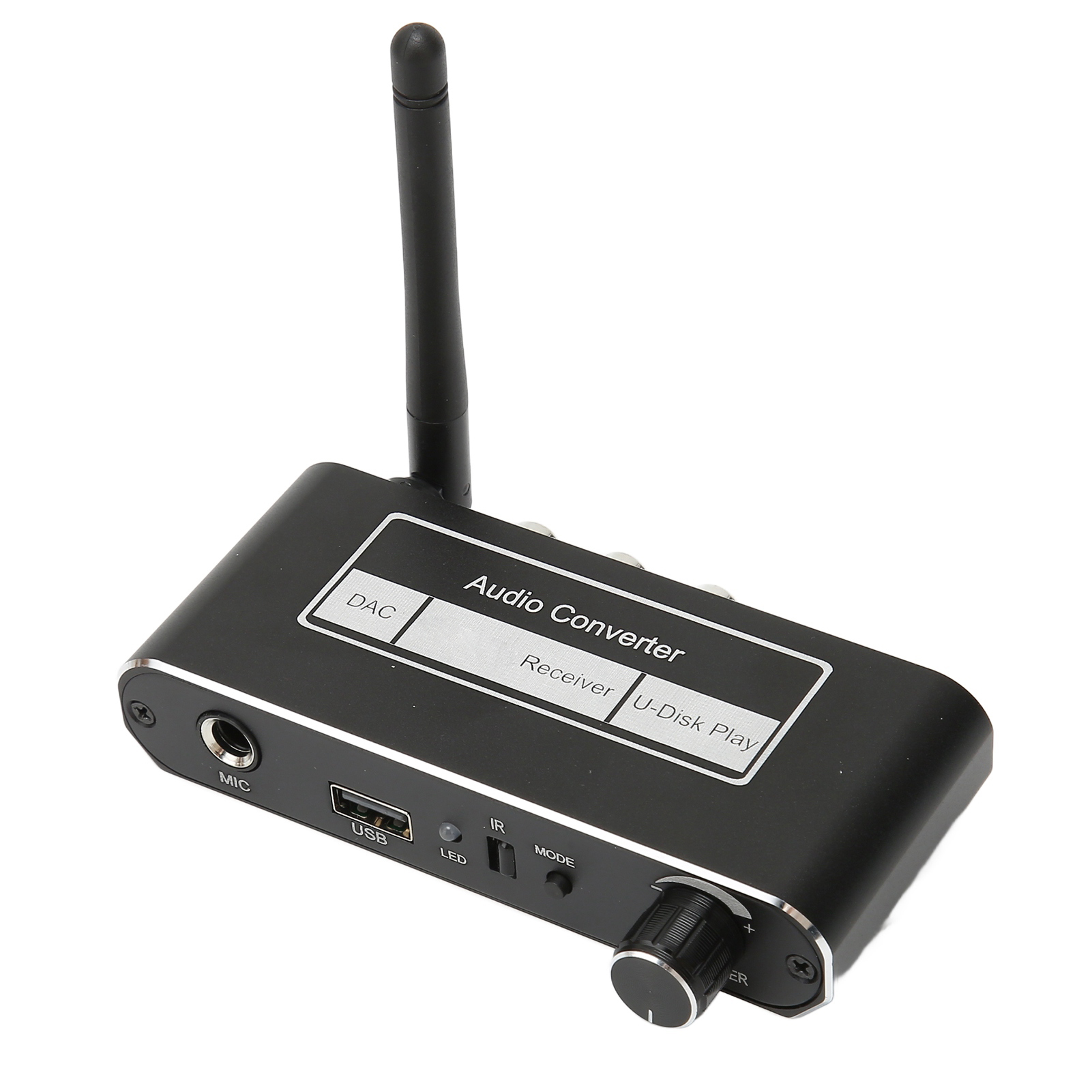 Receiver, HiFi Infrared Remote Control Mini Sound Receiver Plug And