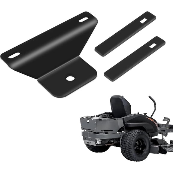 Receiver Hitch Plate for Spartan Mowers RZ Series, 1/4" Steel,(2016-2024 Models)