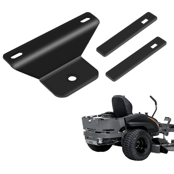 Receiver Hitch Plate for Spartan RZ Series Mowers, 1/4 inch Steel, (RZ-C, RZ, RZ-PRO, RZ-HD, 2016-2024)