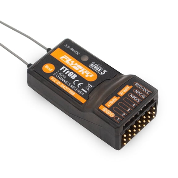 Receiver,Output Compatible With Antenna Pwm/ppm/i.bus/s.bus Output Airplane Helicopter Huiop 8ch Pl18 Nb4 Helicopter Vehicle Dual Antenna Pwm/ppm/i.bus/s.bus Dsfen Multicolor