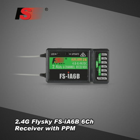 Receiver,-ia6b 6ch 6 Channel Receiver Output With Ibus With Ibus Port Ppm Output With I4 I6 Buzhi Huiop -ia6b Receiver I6s I6x I10 I6 I6s I6x Compatible With I4 Qisuo Smitter Multicolor