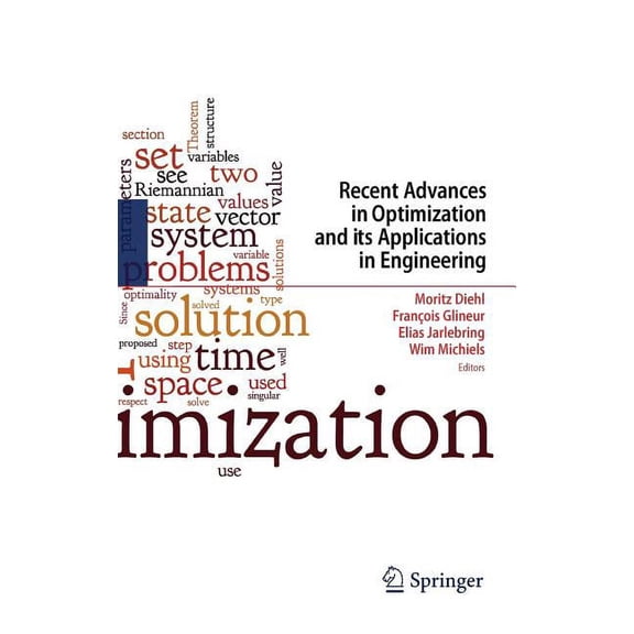 Recent Advances in Optimization and Its Applications in Engineering, (Hardcover)