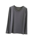 thumbnail image 1 of My Recent Orders Placed by Me In 2025 yoeyez Womens Plus Size T Shirts V Neck Long Sleeve Tshirt Solid Color Basic Tee Casual Loose Fashion Tops Spring Underscrubs Dark Gray M, 1 of 6