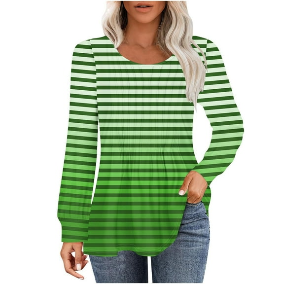 BeiFu 3/4 Length Sleeve Womens Tops Shirts For Women Graphic Tees V Neck Womens Tops Plus Size Dressy Casual Casual Women Blouses For Seniors Spring Tops For Women