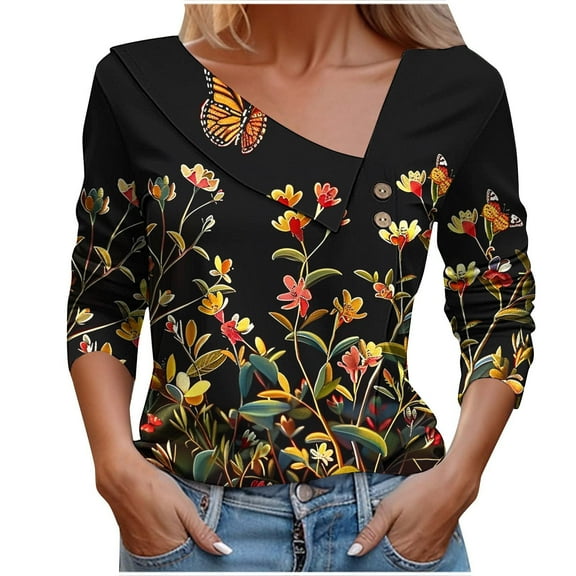 BeiFu Long Sleeve Shirts For Women Casual Womens Tops Summer 2026 Fashion Women Blouses Summer Long Sleeve Cotton Linen Shirts For Women Spring Clothes For Women