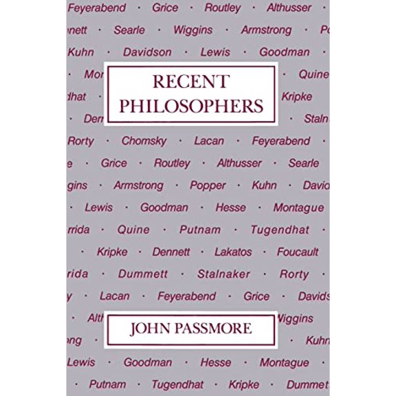 Pre-Owned Recent Philosophers Paperback