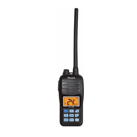 Recent RS-36M Marine Handheld VHF156.000-161.450MHz Handheld Marine Two Way RadioEquipped with 1500mAh Lithium ion Battery (DC 3.7V)