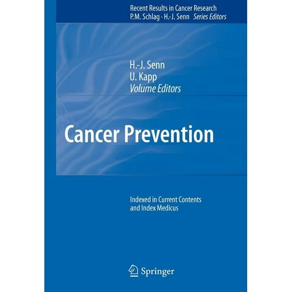 Recent Results in Cancer Research Cancer Prevention, Book 174, (Paperback)