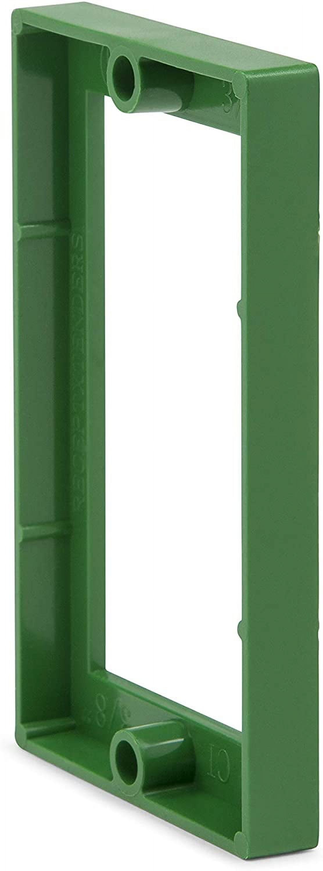 ReceptXtenders 3/8", Green, 5Pack Single Gang Receptacle Outlet Box