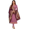 thumbnail image 1 of Reception Wear Indian Pakistani Stylish Salwar Kameez Suits Designer Pant Outfits ( Pink, 5XL - 52 ), 1 of 7