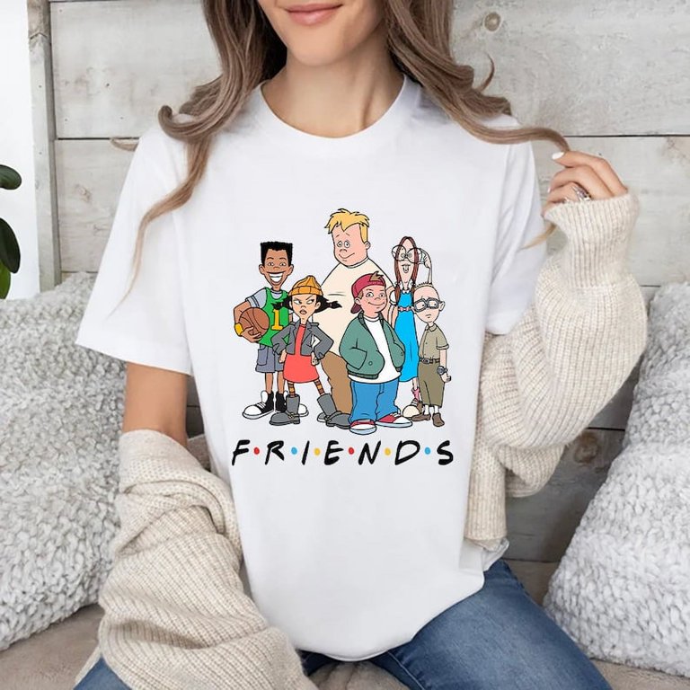 Recess Characters Friends 90s Cartoon Tshirt, Vintage Recess TV 