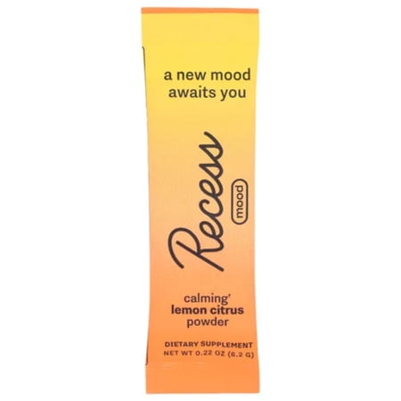 Recess - Mood Sticks Lemon Citrus - Case Of 10-.22 Oz