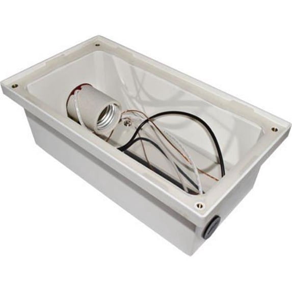Recessed Brick, Step & Wall Light - 7W 120V, White