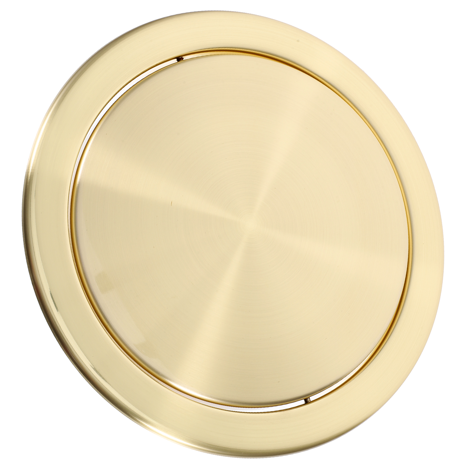 Recessed Counter Top Cover Trash Bin Builtin Flap Lid Stainless Steel