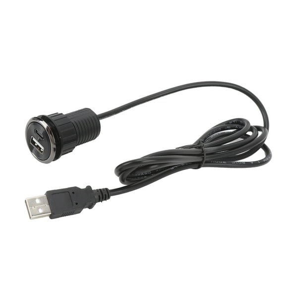 Recessed Desk Power Grommet With USB  Type,C Ports, Convenient Office  Conference Table Solution