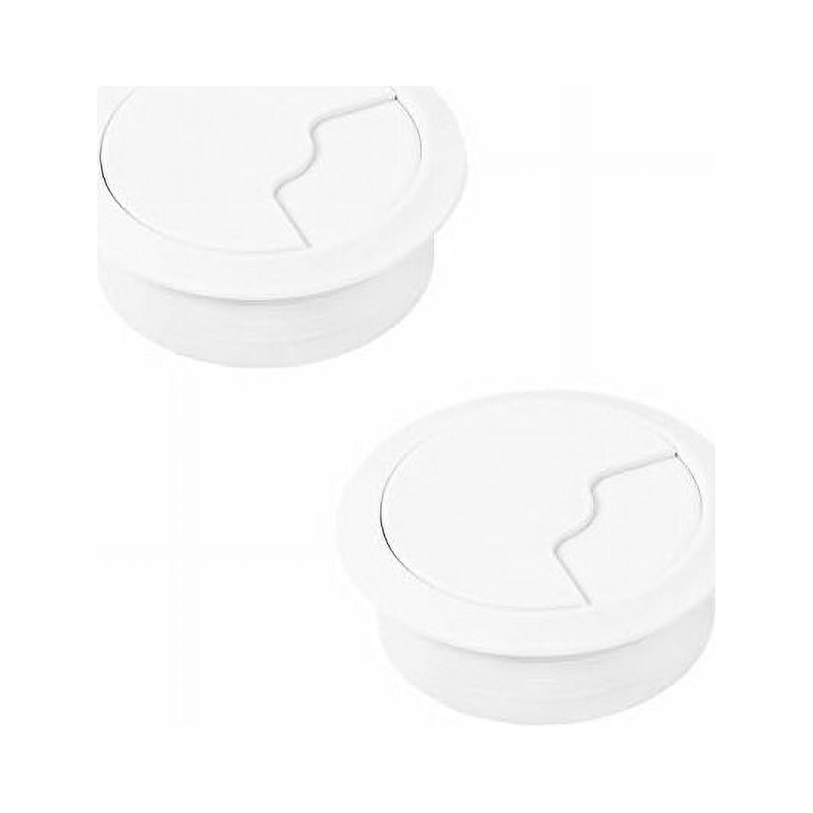 Recessed Desk and Worktop Cable Gland for Connecting USB, Power, CPU & Monitor Cables PVC