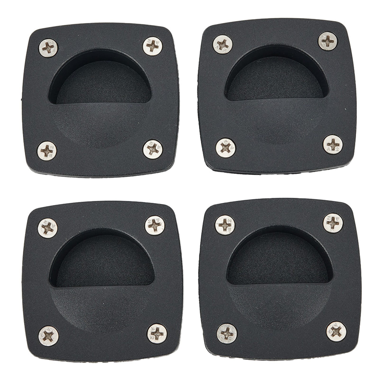 Recessed Handles In Black Nylon, Yacht, Motorboat And Cabin Accessories