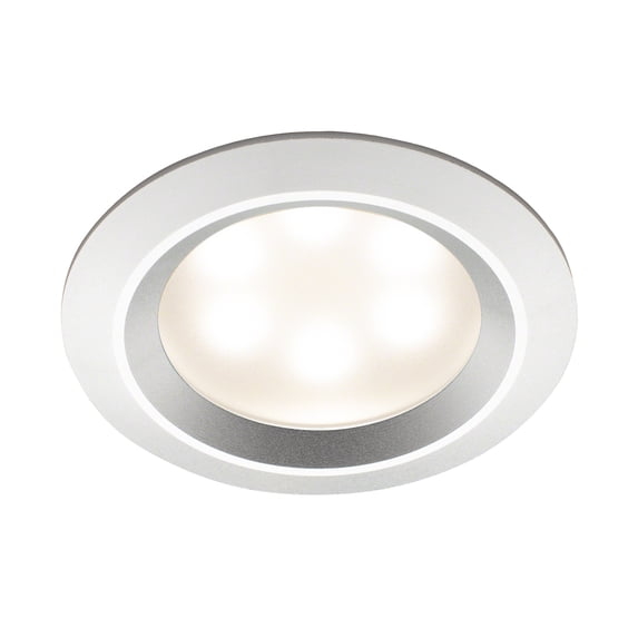 Mr Steam Recessed LED Light in Aluminum Satin