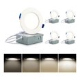 Recessed Lighting 4 Inch 4 Pack LED Recessed Ceiling Light with