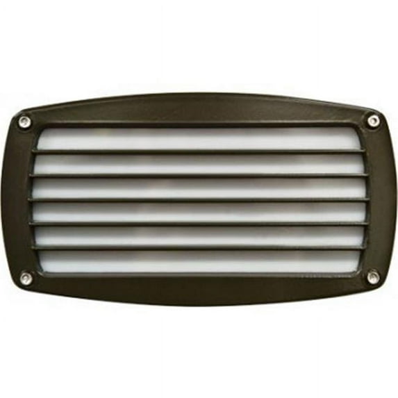 Recessed Louvered Brick, Step & Wall Fixture, Bronze