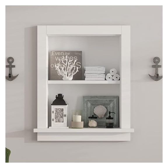 Recessed Medicine Cabinet for Bathroom Niche for Shower Wall for Bedroom,14x18 in Wall Shower Niches,Medicine Cabinet with Storage,Bathroom Wall Niche Insert for Drywall,MDF,Fully Assembled