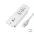 thumbnail image 1 of Recessed Power Strip with USB C 20W PD, Conference Flush Mount Desk Outlets Bulit-in Power Socket for Cabinet Nightstand Counter, 1 of 5