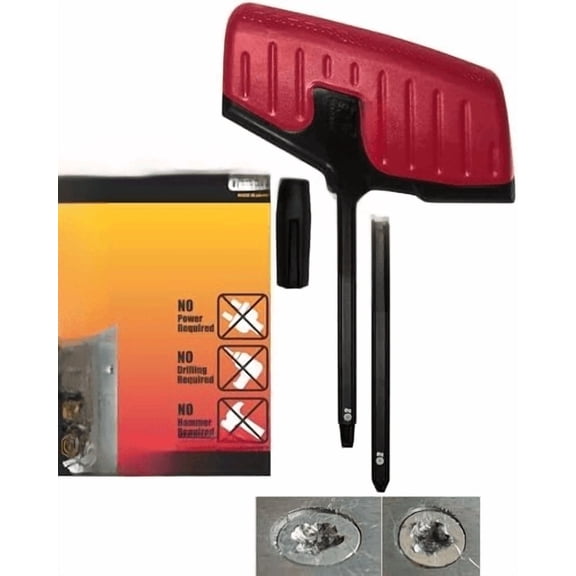 Recessed Screw Extractor, Phillips Screw Head 2 Bit Set. Made in Japan. Specially Designed to Remove Damaged/Stripped Countersunk Flathead Screws. High Torque Handle Grip.$$Tools & Hardware Other