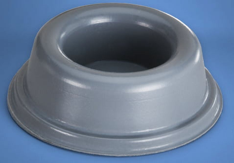 Recessed Self-Adhesive Rubber Door Stoppers 1.810" x .600" - 25 pack - BS30 Gray