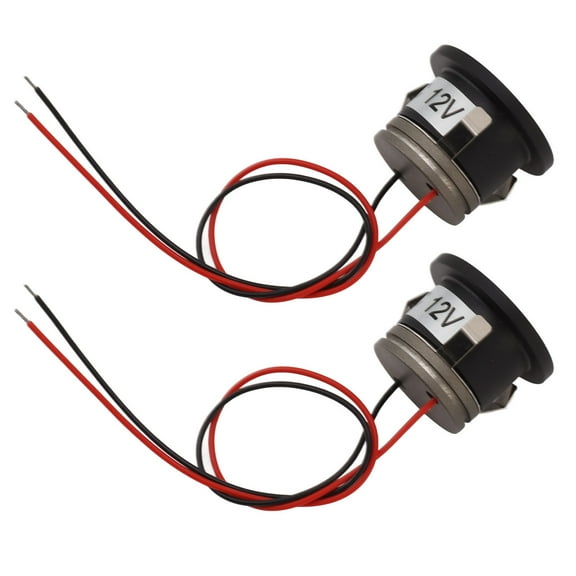 Recessed Small Spotlight,2PCS Recessed Mini LED Spotlight 15 Degrees 1 Watt 80LM Small LED Spotlight for Jewelry Showcase 12VDC,Cabinet LED Spotlight