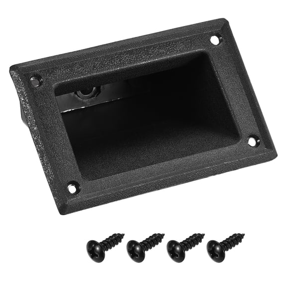 Recessed Speaker Handle Grasp Holder Replacement Speaker Cabinet Box Handle with 4 Pcs Screw 2 Pcs