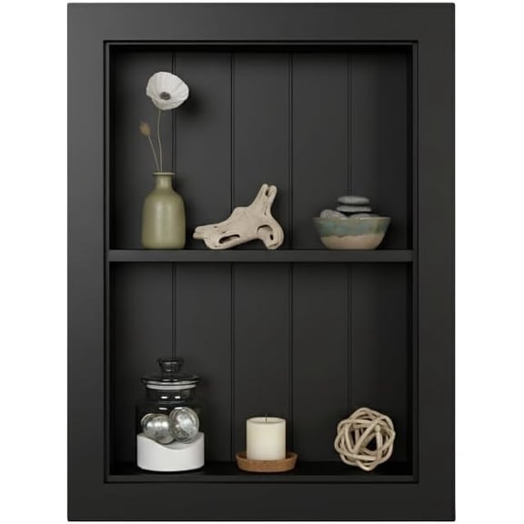 Recessed Wall Niche  Recessed Medicine Cabinet  Medicine Cabinet Insert  In Wall Shelf  Bathroom Niche  Insert for Drywall  Between Studs Shelf Replacement  Without No Mirror