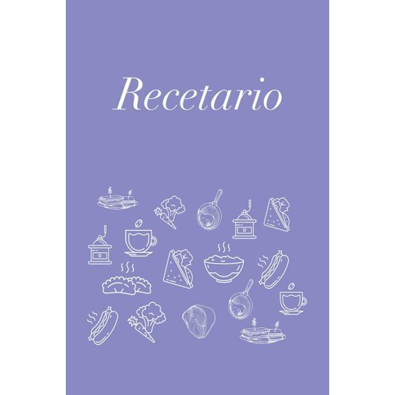 Recetario: Libreta a Rayas Pequea, Libro de Recetas, Recetario En Blanco Para Escribir. Regalo Original Perfecto Para Mujer, Hombre. Para Cualquier Ocasin: Cumpleaos, Navidad, Amigo Invisible... (P