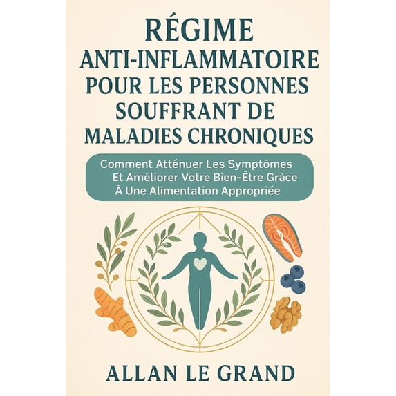 Recette Anti Inflammatoire Régime Anti-Inflammatoire Pour Les Personnes Souffrant de Maladies Chroniques: Comment atténuer les symptômes et amélior, Book 7, (Paperback)