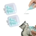 thumbnail image 1 of Rechale 6pcs Replaceable and Reusable Silicone Nipples for Kitten and Puppy Bottles, Anti-Choking Feeder Design, for Newborn Pets (Blue), 1 of 8