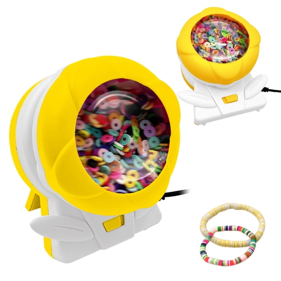 Rechale Bead Stringer Bead Spinner for Jewelry Making, Automatic Bracelet Maker Machine, Clay Spinner Tool, Beading Kits for Youth Girls Daughter Niece Friends Women Family