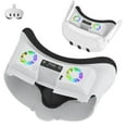 thumbnail image 1 of Rechale Cooling Fan Face Cover for Meta Quest 3 VR Headset Accessories -Ultra-Quiet Turbo Cooling, Breathable Memory Foam Cushion, Adjustable RGB Lighting,Ergonomic Fit for Extended VR Gaming (White), 1 of 7