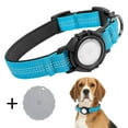 thumbnail image 1 of Rechale Dog Tracker Collar with Tracker(Only IOS),Reflective & Waterproof Adjustable Dog Collar, Secure Fit for Small Medium Large Dogs, Durable Nylon Pet Collar, Durable Nylon Design(Blue L), 1 of 8