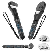Rechale Handle Attachments for Meta Quest 3/3S, Controller Accessories for Quest 3/3S, VR Game Gorilla Tag Long Arms Sticks, Beat Saber Handle Extensions Grips 