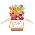 thumbnail image 1 of Rechale Shiny Happy Birthday Pop Up Card for Daughter Niece Son, Sweet Gift for Girl Boy, Awesome Birthday 3D Greeting Card for Him Her (10th-21st), 1 of 8