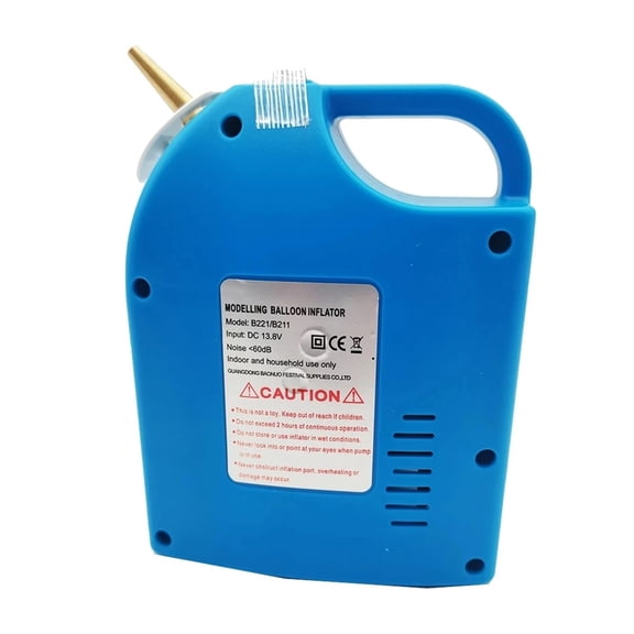 Rechargable Long Balloon Air Inflator Portable Wireless Balloon Air Pump DC 12V