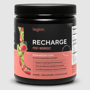 Legion Recharge Post-Workout Creatine, HMB & Tart Cherry Powder, Strawberry Kiwi, 30 Servings
