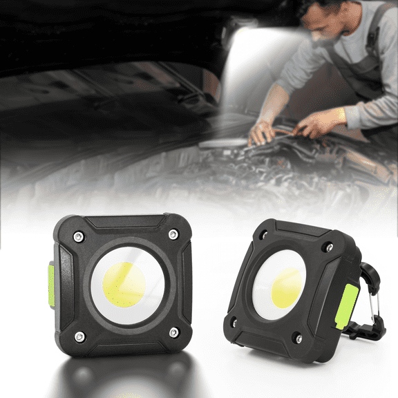 Durapower LED Work Light 1000LM Rechargeable Magnetic Light with Hook Waterproof Portable Flashlight for Car Repair Camping Job Site
