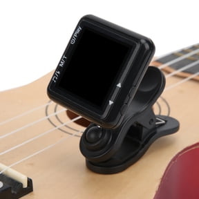 Rechargeable 2-in-1 Clip-on Metronome & Chromatic Tuner with Color Screen for Guitar Bass Ukulele Violin Banjo, 120mAH Battery, 360 Rotating Clip