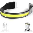 thumbnail image 1 of Rechargeable 260° Wide Beam COB Head Torch for Forehead, Four Lighting Modes, 2000lms Highlight Wicks, IPX5 Waterproof, Suitable for Camping, Hiking, Running, Reading, 1 of 8