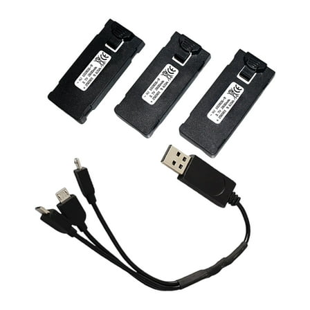 Laikoutd 2600mAh 3.7V Intelligent Flight Battery Rechargeable Battery Replacement for E88/E99/E525 Remote Drones Accessories