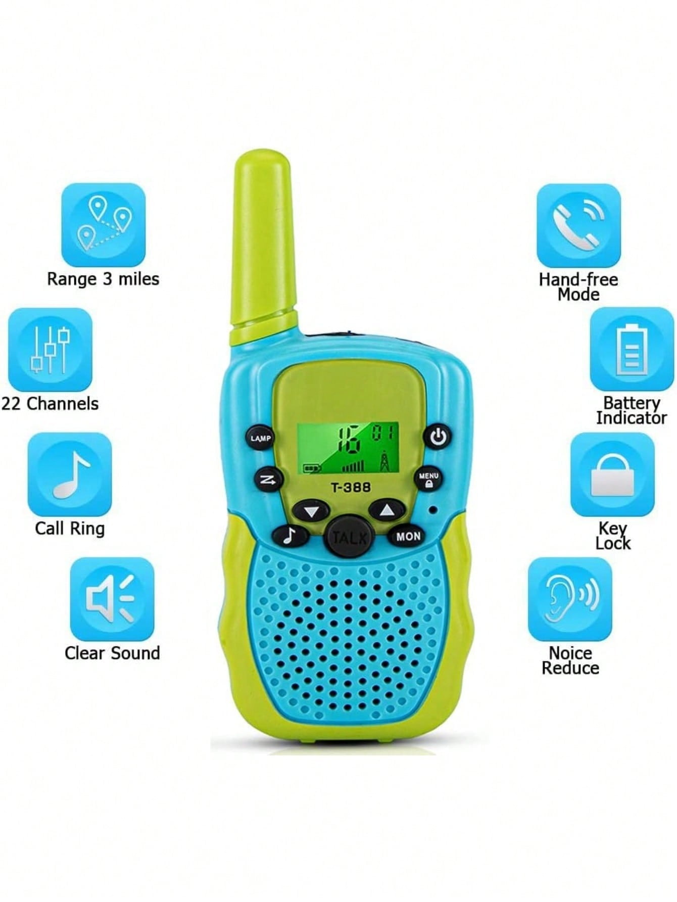 Rechargeable 3 12 Years Old Girl Boy Walkie Talkie Talkie for Kids 3 8 ...