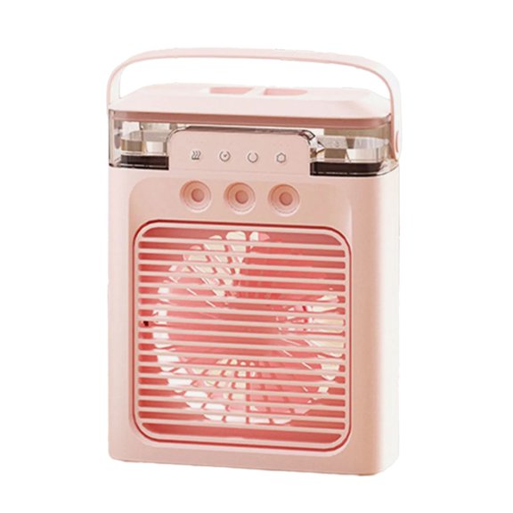 Rechargeable 3 Nozzle Desktop Fan Air Cooling Machine 3 Speeds Cooling Solution for Home Office Dormitory Own Cooling